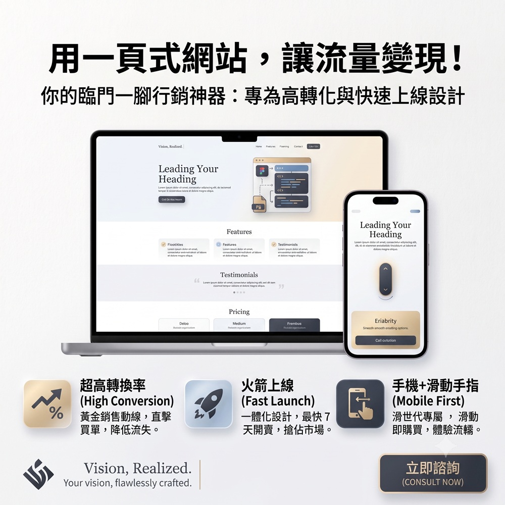 一頁式網站